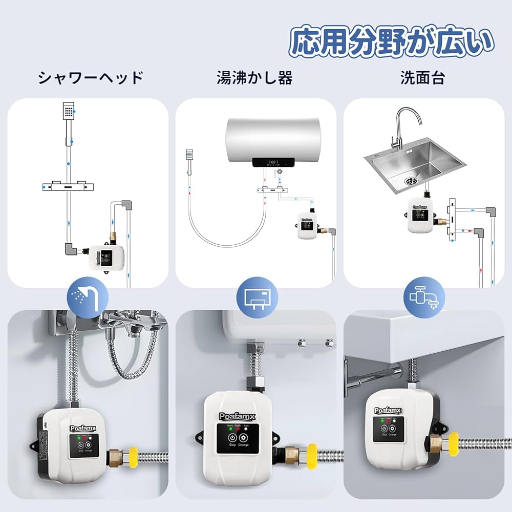 ❣️1点のみ❣️Poafamx 全自動ブースターポンプ 最大流量32L/min 715jlssUi+L._UF350,350_QL80_.jpg